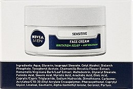 Інтенсивно зволожувальний крем для чутливої шкіри для чоловіків  - NIVEA Intensively Moisturizing Cream Men Sensitive Skin — фото N3