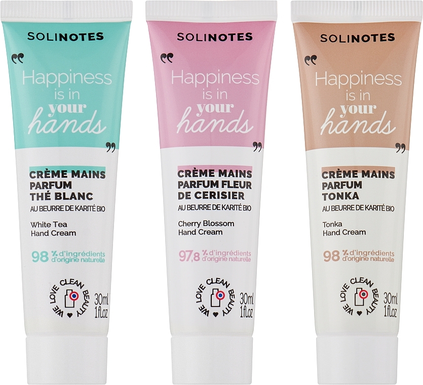 Solinotes Hand Cream Trio Gift Set - Набір (h/cr/3x30ml) — фото N2