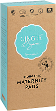 Послеродовые, урологические прокладки, 10 шт - Ginger Organic — фото N1