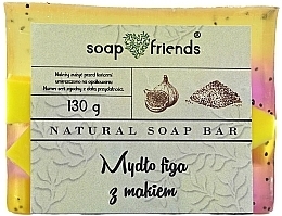 Гліцеринове мило для тіла "Інжир з маком" - Soap&Friends — фото N1