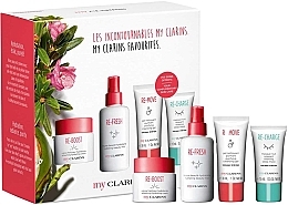 Духи, Парфюмерия, косметика Набор - Clarins My Clarins Favourites (f/cr/50ml + mist/100ml + cl/gel/30ml + mask/15ml)