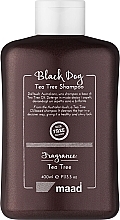 Шампунь для волос с маслом чайного дерева - Maad Black Dog Tea Tree Shampoo — фото N1