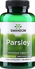 Парфумерія, косметика Капсули "Петрушка", 650 мг - Swanson Parsley Capsules