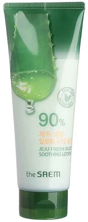 Лосьйон для тіла з екстрактом алое вера - The Saem Jeju Fresh Aloe Soothing Lotion — фото N1