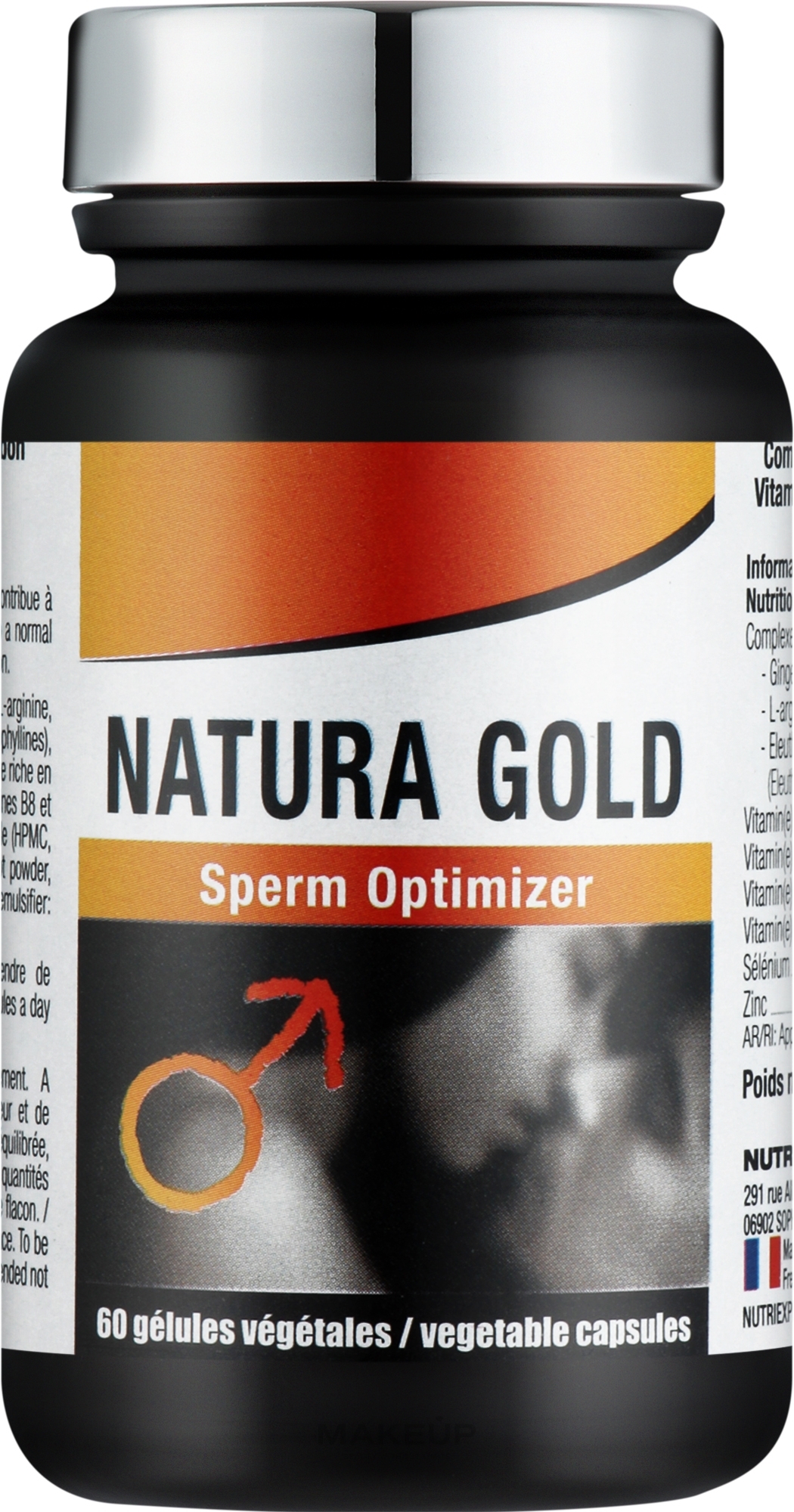 Комплекс "Натура Голд" для покращення сперматогенезу, капсули - Nutriexpert Natura Gold — фото 60шт