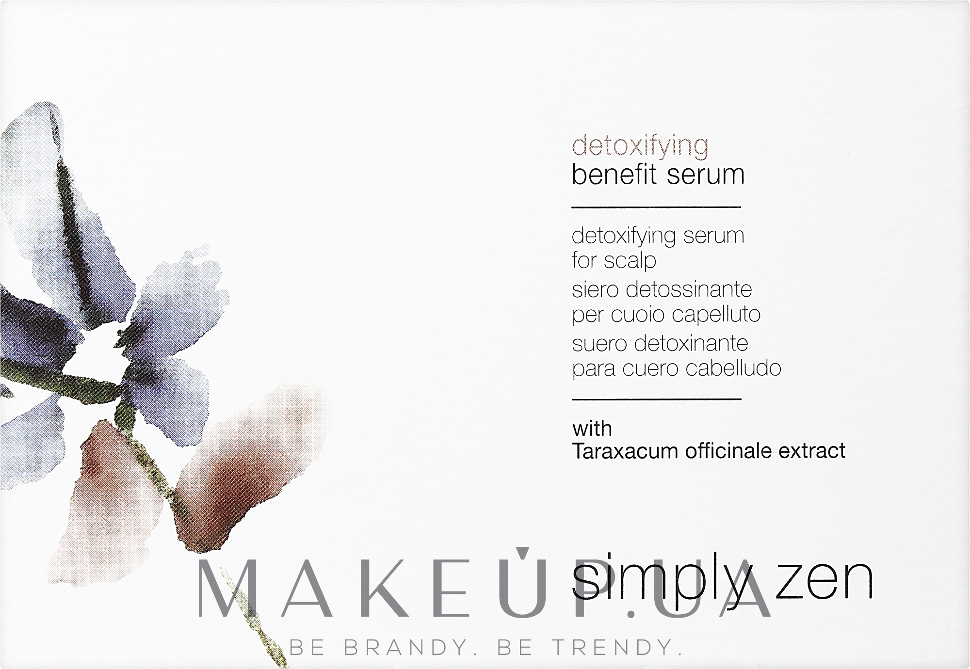 Нормалізувальна сироватка для жирної шкіри голови - Z. One Concept Simply Zen Normalizing Benefit Serum — фото 12x5ml