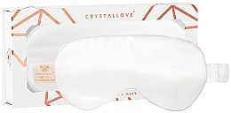Шелковая повязка на глаза, слоновая кость - Crystallove — фото N1