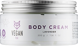 Парфумерія, косметика Крем для тіла "Лаванда" - Vegan Fox Lavender Body Cream