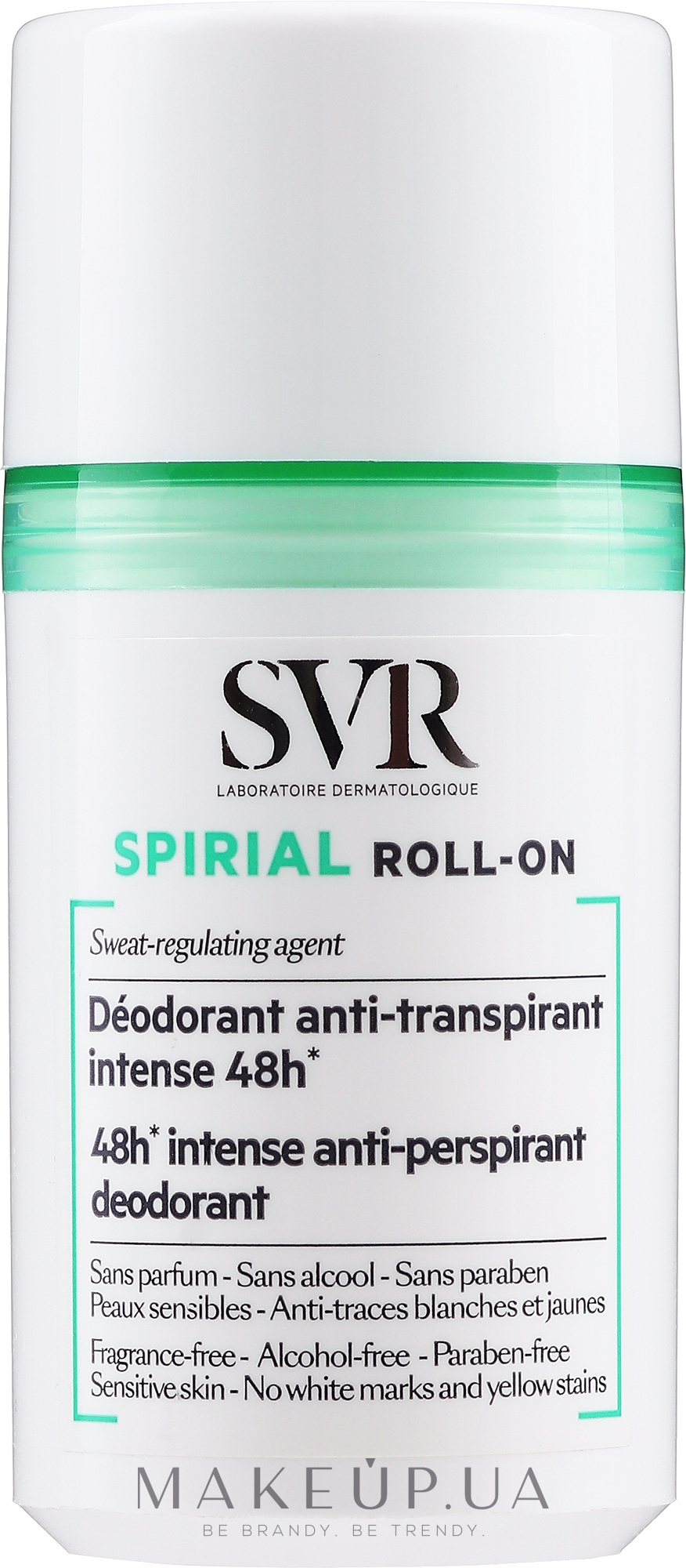 Кульковий дезодорант-антиперспірант - SVR Spirial Roll-on — фото 50ml