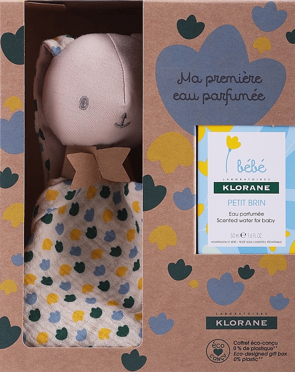 Klorane Baby My First Perfumed Water - Набор (edp/50ml + toy/1pc) — фото N1