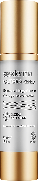 Крем-гель, омолоджувальний - SesDerma Laboratories Factor G Renew Gel Cream