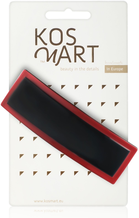 Заколка для волосся "Red contour" - Kosmart — фото N1