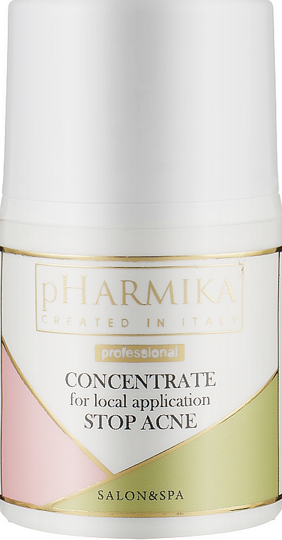 Противовоспалительный концентрат для лица - pHarmika Concentrate For Local Application Stop Acne — фото N1