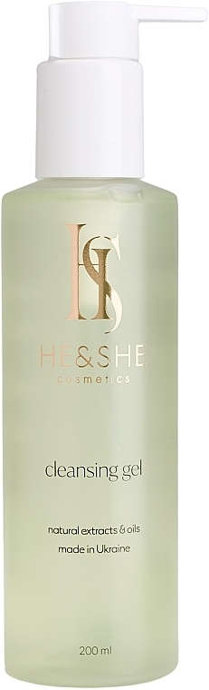 Освіжальний гель для вмивання з екстрактом огірка - He&She Cosmetics Gel — фото N1