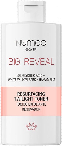 Восстанавливающий тоник для лица - Numee Glow Up Big Reveal Resurfacing Twilight Toner — фото N1