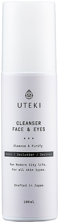 Очищувальний засіб для обличчя й очей - Uteki Cleanser Face & Eyes — фото N2
