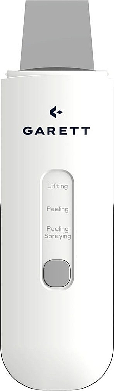 Апарат кавітаційного пілінгу, білий - Garett Beauty Breeze Scrub — фото N1