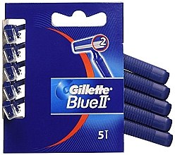 Духи, Парфюмерия, косметика Одноразовые станки для бритья, 5шт - Gillette Blue II