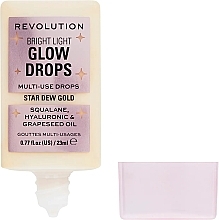 Жидкий хайлайтер для лица - Makeup Revolution Bright Light Glow Drops — фото N2