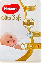 Духи, Парфюмерия, косметика Подгузники "Elite Soft" 1 (3-5 кг), 50 шт. - Huggies