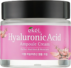 Ампульний крем для обличчя з гіалуроновою кислотою - Ekel Hyaluronic Acid Ampule Cream — фото N2