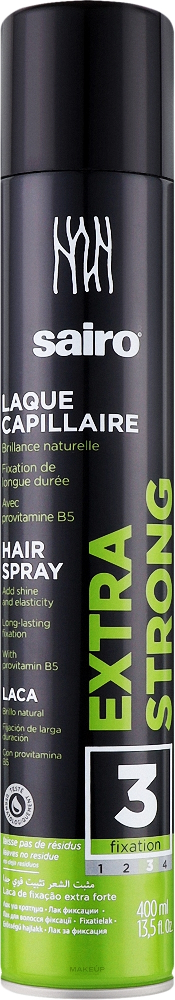 Лак для волос "Экстрасильная фиксация" - Sairo Hair Spray Extra Strong 3 — фото 400ml