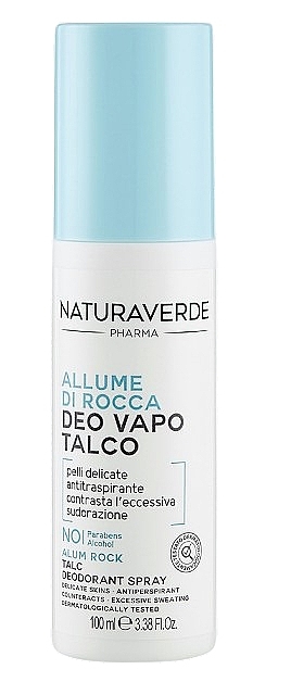 Спрей-дезодорант для тіла - Naturaverde Pharma Alum Rock Deo Vapo Talc — фото N1