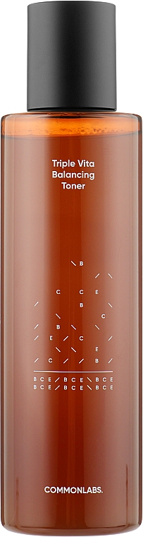 Зволожувальний тонер-ексфоліант з вітамінами B, C і E - Commonlabs Triple Vita Balancing Toner — фото N4