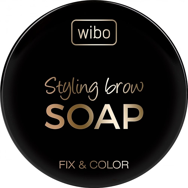 Мило для укладання брів - Wibo Styling Brow Soap Fix & Color — фото N1