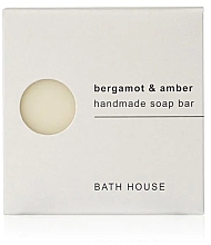Духи, Парфюмерия, косметика Bath House Bergamot & Amber Handmade Soap Bar - Мыло