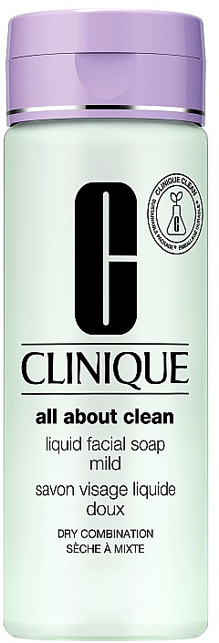 Мило рідке для сухої та комбінованої шкіри - Clinique Liquid Facial Soap Mild — фото N1