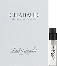 Духи, Парфюмерия, косметика Chabaud Maison De Parfum Lait et Chocolat - Парфюмированная вода (пробник)