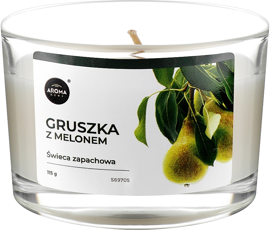 Aroma Home Basic Pear With Melon - Ароматическая свеча — фото N1