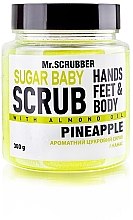 Парфумерія, косметика Цукровий скраб для тіла Pineapple - Mr.Scrubber Sugar Baby Hands Feet & Body Scrub