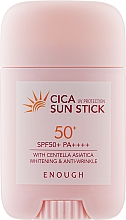 Духи, Парфюмерия, косметика Солнцезащитный стик с центеллой - Enough Cica Sun Stick SPF50+/PA++++ 