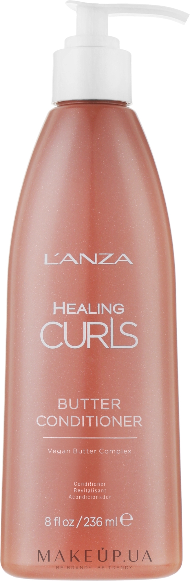 Олійний кондиціонер для в'юнкого волосся - L'anza Curls Butter Conditioner — фото 236ml