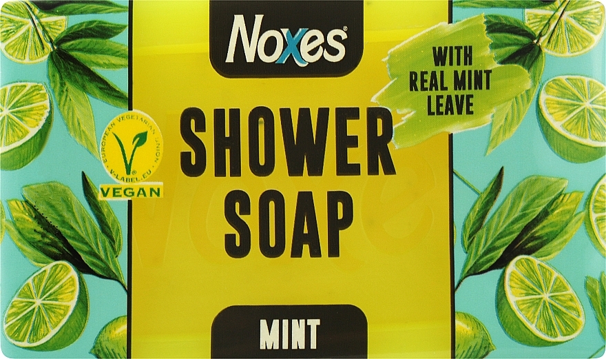 Мило для душу гліцеринове "М'ята та лайм" - Noxes Shower Soap