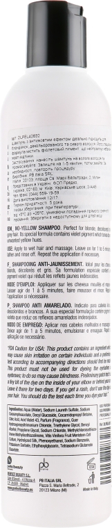 Шампунь антижелтизна - Design Look No Yellow Shampoo — фото N2