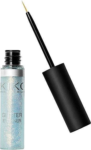 Гелева підводка для очей з блиском - Kiko Milano Glitter Eyeliner — фото N1