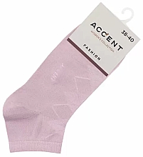 Носки женские, короткие, 0903, розовые - Акцент — фото N3