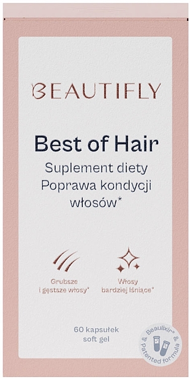 Біологічно активна добавка - Beautifly Best of Hair Dietary Supplement — фото N2