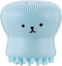 Парфумерія, косметика Силіконова щіточка для очищення пор, блакитна - Reclaire Exfoliating Jellyfish Silicone Brush
