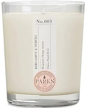 Ароматична свічка - Parks London Home №003 Bergamot & Neroli Candle — фото N1