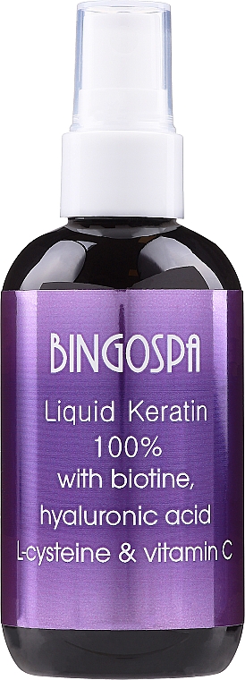 Жидкий кератин для волос - Bingospa Liquid 100% Keratin With Biotine — фото N1