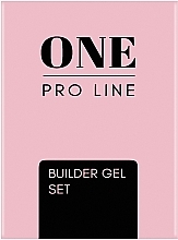 Набір гелів, 6 продуктів - One Pro Line Builder Gel Set  — фото N2