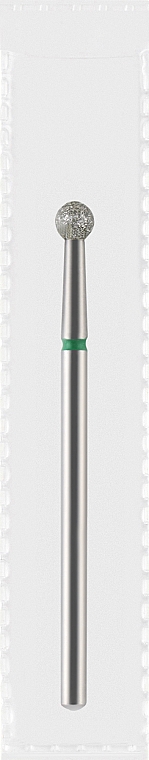 Фреза алмазная зеленая "Шар", диаметр 3,3 мм - Divia DF001-33-G