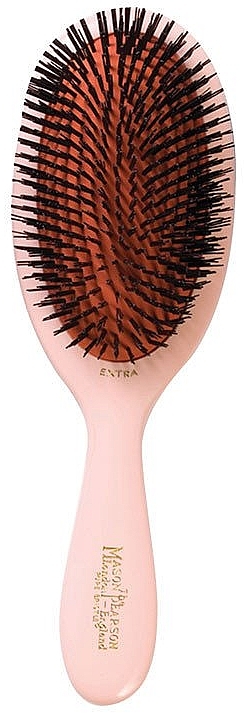 Щетка для волос, розовая - Mason Pearson Small Extra B2 Pink Medium Size Hair Brush — фото N1