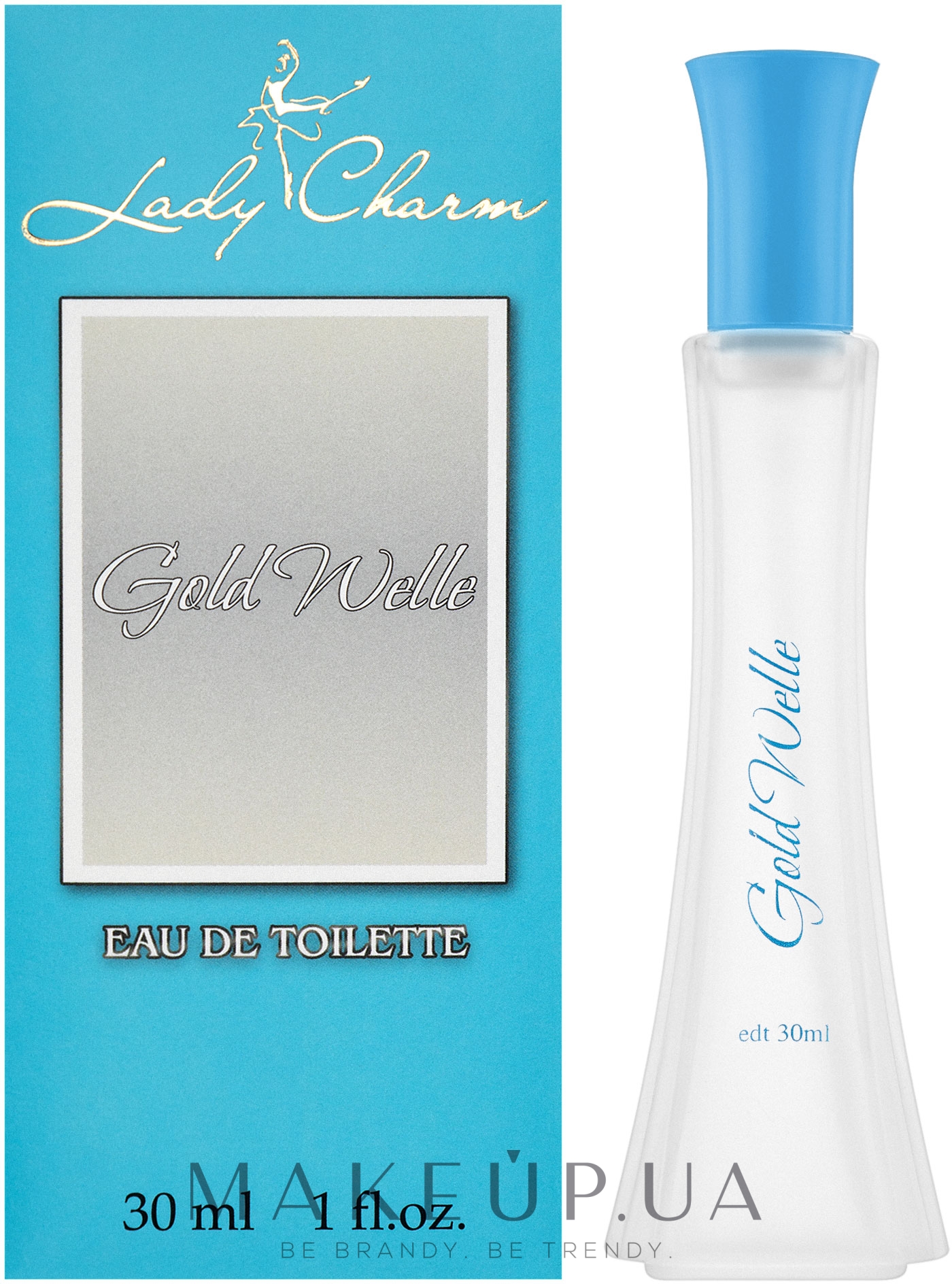 Aroma Parfume Lady Charm Gold Welle - Туалетная вода — фото 30ml