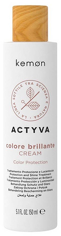 Крем для защиты цвета окрашенных волос - Kemon Actyva Colore Brilliante Cream Color Protection — фото N1