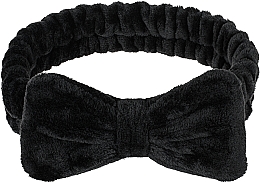 Духи, Парфюмерия, косметика Косметическая повязка для волос, черная "Wow Bow" - Makeup Black Hair Band